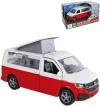 Kids globe Auto dodávka Volkswagen Camper 14cm zpětný chod kovový model Kids globe Auto dodávka Volkswagen Camper 14cm zpětný chod kovový model