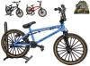 Kolo jízdní BMX free-style prstové 18cm set stojanem 3 barvy kov Kolo jízdní BMX free-style prstové 18cm set stojanem 3 barvy kov