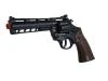 Hafotoys kovový kapslíkový revolver černý