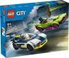 Lego CITY Honička policejního auta a sporťáku 60415 (stavebnice) Lego CITY Honička policejního auta a sporťáku 60415 (stavebnice)