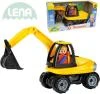 Lena Truckies bagr 25cm set baby autíčko + panáček 01621 plast Lena Truckies bagr 25cm set baby autíčko + panáček 01621 plast