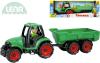 Lena Truckies traktor funkční s vlečkou 32cm set s panáčkem v krabici 1625