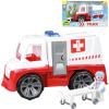 Lena Truxx Baby auto funkční sanitka 29cm set s figurkou plast v krabici