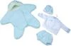 Llorens Oblečení pro panenku miminko New Born 40-42cm s polštářkem M740-37 Llorens Oblečení pro panenku miminko New Born 40-42cm s polštářkem M740-37