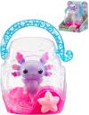 Mac Toys ANIMAGIC Axolotl strečový svítící v akváriu na baterie Světlo