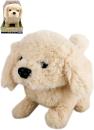 Mac Toys Pejsek béžový interaktivní zvířátko chodící na baterie Zvuk PLYŠ