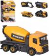 Majorette Auto Volvo 8cm kovové pracovní 6 druhů na kartě Majorette Auto Volvo 8cm kovové pracovní 6 druhů na kartě