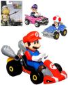 Mattel HOT WHEELS Auto Super Mario Kart s postavičkou 6 druhů kov