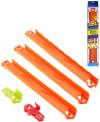 Mattel HOT WHEELS Track Creator sada 3 rovných tratí Speed Snap