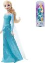 Mattel Panenka Elsa Frozen (Ledové Království) modré šaty