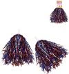 Mávátko party pom pom (pompon) třásně trikolora set 2ks na fandění Mávátko party pom pom (pompon) třásně trikolora set 2ks na fandění