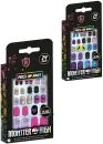 MONSTER HIGH Nalepovací dětské nehty set 24ks 2 barvy