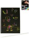 Notes magický duhový kreativní set se škrabacím perem 10 listů A4 Notes magický duhový kreativní set se škrabacím perem 10 listů A4
