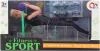 Panáček kloubový fitness sportovec panák set s lavicí a činkami plast Panáček kloubový fitness sportovec panák set s lavicí a činkami plast
