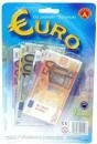 Peníze dětské papírové EURO bankovky set 119ks do hry na kartě Peníze dětské papírové EURO bankovky set 119ks do hry na kartě