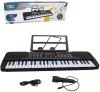 Piáno elektronický klavír 49 kláves dětský keyboard s mikrofonem na baterie Zvuk