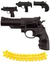 Pistole dětská 11cm na měkké kuličky set se soft náboji v krabici 4 druhy Pistole dětská 11cm na měkké kuličky set se soft náboji v krabici 4 druhy