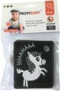 Profibaby Kartičky kontrastní černobílé set 9ks zvířátka s klipem pro miminko Profibaby Kartičky kontrastní černobílé set 9ks zvířátka s klipem pro miminko