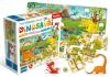 Granna Dinosauři vzdělávací puzzle 24 dílků 90x60cm XL skládačka s otvory