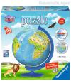 Ravensburger Puzzle 3D Dětský globus 180 dílků 20cm AJ plast