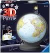 Ravensburger Puzzleball 3D Globus skládačka 548 dílků na baterie Světlo LED