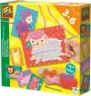 SES Creative Vyšívání zvířátek pomocí příze kreativní set v krabici