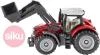 Siku Model traktor Massey Ferguson s předním nakladačem 1:87 kov Siku Model traktor Massey Ferguson s předním nakladačem 1:87 kov
