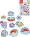 Simba Baby samolepky plastické do vany set 10ks do vody pro miminko