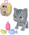 Simba Kočička Pamper Petz set zvířátko mláďátko s doplňky pije čůrá 3 překvapení