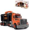 Smoby B+D Kamion jeřáb šroubovací s přívěsem stavební auto s boxem a nářadím Smoby B+D Kamion jeřáb šroubovací s přívěsem stavební auto s boxem a nářadím