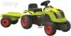 Smoby Baby traktor dětský šlapací CLAAS zelený s vlečkou a klaksonem plast Smoby Baby traktor dětský šlapací CLAAS zelený s vlečkou a klaksonem plast