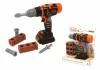 Smoby Black Decker Mechanická aku vrtačka/šroubovák Smoby Black Decker Mechanická aku vrtačka/šroubovák