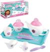 Smoby Čajový set dětské barevné nádobíčko s tácem Gabbys Dollhouse