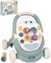 SMOBY Little Smoby baby chodítko / hrací deska / kočárek s aktivitami 3v1