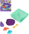 Spin Master Kinetic sand Fialový 450g tekutý písek s podložkou a nástroji Spin Master Kinetic sand Fialový 450g tekutý písek s podložkou a nástroji