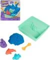 Spin Master Kinetic sand Modrý 450g tekutý písek s podložkou a nástroji Spin Master Kinetic sand Modrý 450g tekutý písek s podložkou a nástroji