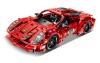 Stavebnice závodní auto na zpětné natažení 437 dílků