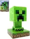 Stolní lampička Minecraft Creeper Icon Light 10cm na baterie zelené LED Světlo