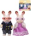 Sylvanian Families Chocolate králíci babička a dědeček set 2 figurky v krabici Sylvanian Families Chocolate králíci babička a dědeček set 2 figurky v krabici