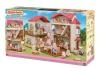 SYLVANIAN Velký patrový dům s červenou střechou na baterie Světlo SYLVANIAN Velký patrový dům s červenou střechou na baterie Světlo