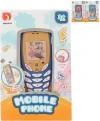 Telefon mobilní dětský retro tlačítkový na baterie 3 barvy Světlo Zvuk Telefon mobilní dětský retro tlačítkový na baterie 3 barvy Světlo Zvuk