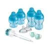 Tommee Tippee Set kojeneckých lahví Advanced ANTI-COLIC modrý Tommee Tippee Set kojeneckých lahví Advanced ANTI-COLIC modrý