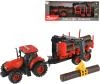 Traktor Zetor set s nakládacím ramenem na setrvačník na baterie Světlo Zvuk Traktor Zetor set s nakládacím ramenem na setrvačník na baterie Světlo Zvuk