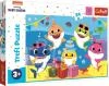 Trefl PUZZLE Baby Shark Oslava 60x40cm skládačka 24 dílků Maxi Trefl PUZZLE Baby Shark Oslava 60x40cm skládačka 24 dílků Maxi