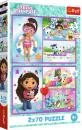 Trefl PUZZLE Bav se s Gabby 2x70 dílků 28x18cm skládačka