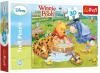 Trefl Puzzle Medvídek Pú: Prasátko se koupe 27x20cm 30 dílků skládačka v krabici