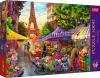 Trefl PUZZLE PREMIUM Čas na čaj Květinový trh Paříž 69x48cm 1000 dílků Trefl PUZZLE PREMIUM Čas na čaj Květinový trh Paříž 69x48cm 1000 dílků