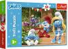 Trefl PUZZLE Šmoulové a Šmoulinka 27x20cm skládačka 30 dílků