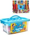 Tvořivá dětská sada Created velký kreativní box 1000 dílků + Tvořivá dětská sada Created velký kreativní box 1000 dílků +
