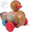 Woody DŘEVO Baby kachna klapací tahací hnědá (dřevěná hračka) Woody DŘEVO Baby kachna klapací tahací hnědá (dřevěná hračka)